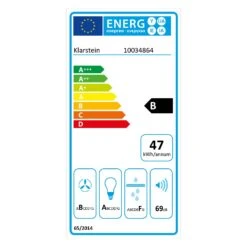 Hektor Eco Dunstabzugshaube Lüfterbaustein 52 Cm 566 M³/h Touch Glas -Innovation Home Appliances Store 10034864 energy label