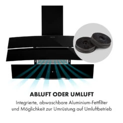 Antonia Dunstabzugshaube Kopffrei 90cm 350m³/h Touch-Bedienfeld Glas -Innovation Home Appliances Store 10034868 de 0003 logo