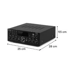 AMP-5 BT HiFi-Verstärker 2 X 50 W RMS BT 2 X Mikro Schwarz -Innovation Home Appliances Store 10034896 yy 0008 logo auna AMP 5 BT HiFi Verstaerker 2x50 W schwarz