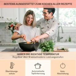 Kochheld 4-Zonen-Induktionskochfeld 6000W Dreh-Regler Glas Schwarz -Innovation Home Appliances Store 10034947 de 0005 usp