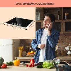 Kochheld 4-Zonen-Induktionskochfeld 6000W Dreh-Regler Glas Schwarz -Innovation Home Appliances Store 10034947 de 0006 usp