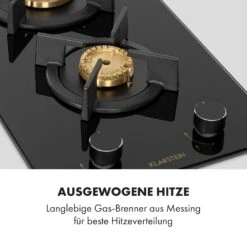 Goldflame Domino Gaskochfeld 2-flammig Messing-Brenner Glaskeramik -Innovation Home Appliances Store 10034971 de 0003 logo