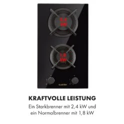 Goldflame Domino Gaskochfeld 2-flammig Messing-Brenner Glaskeramik -Innovation Home Appliances Store 10034971 de 0006 logo