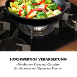 Goldflame 5 Gaskochfeld 5-flammig Messing-Brenner Glaskeramik Schwarz -Innovation Home Appliances Store 10034973 de 0007 logo