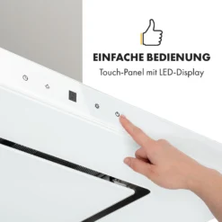 Valeria Inselhaube 90cm 650m³/h Touch EEC A LED Glas Edelstahl -Innovation Home Appliances Store 10034974 de 0007 logo