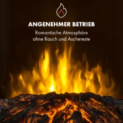 Bormio Panorama Elektrischer Kamin 1000/2000W Thermostat -Innovation Home Appliances Store 10035057 de 0006 logo