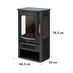 Bormio Panorama Elektrischer Kamin 1000/2000W Thermostat -Innovation Home Appliances Store 10035057 yy 0010 logo Klarstein Bormio Panorama Elektrischer Kamin B