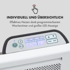 Klarstein Hot Spot Slimcurve Double Wave 2-in-1 Heizgerät 1000W Wochentimer Weiß -Innovation Home Appliances Store 10035059 de 0004 logo