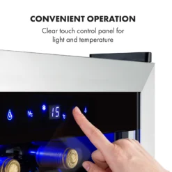 Vinamour 48 Uno Weinkühlschrank 128l 48Fl 3 Einschübe 4-18°C -Innovation Home Appliances Store 10035066 yy 0006 logo Klarstein Vinamour 48 Uno Weinkuehlschrank