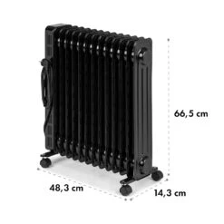 Thermaxx Heatstream Ölradiator 2500W 5-35 °C, 24h-Timer -Innovation Home Appliances Store 10035109 yy 0010 logo Klarstein Thermaxx Heatstream Oelradiator Schwarz