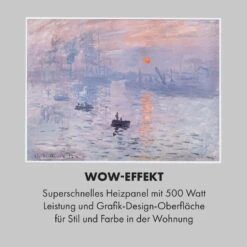 Wonderwall Air Art Smart Infrarotheizung 80x60cm 500W Wandmontage Sonnenaufgang -Innovation Home Appliances Store 10035125 de 0005 logo