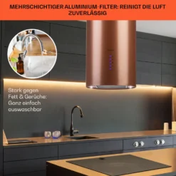 Beretta Inselabzugshaube Ø35cm Ab-/Umluft 650m³/h LED Aktivkohlefilter -Innovation Home Appliances Store 10035166 de 0006 usp