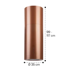 Beretta Inselabzugshaube Ø35cm Ab-/Umluft 650m³/h LED Aktivkohlefilter -Innovation Home Appliances Store 10035166 yy 0011 dimensions