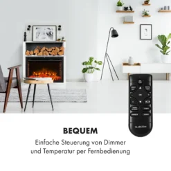 Mauna Loa Elektrokamin 2000 W LED-Flammen Fernbedienung Holzregal -Innovation Home Appliances Store 10035167 de 0004 logo
