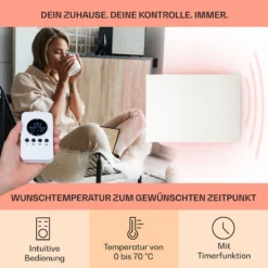 Wonderwall Air Infinite 580 Infrarotheizung 90x60cm 580W Fernbedienung -Innovation Home Appliances Store 10035169 de 0003 usp