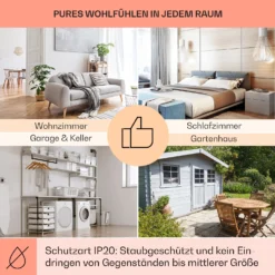 Wonderwall AirInfinite 720 Infrarotheizung 120x60cm 720W Fernbedienung -Innovation Home Appliances Store 10035170 de 0005 usp