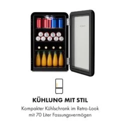 PopLife Getränkekühler Kühlschrank 70 Liter 0-10 °C Retro-Design LED 11 PopLife Getränkekühler Kühlschrank 70 Liter 0-10 °C Retro-Design LED -Innovation Home Appliances Store 10035178 de 0003 logo
