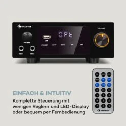 AMP-2 DG Stereo-Hifi-Verstärker 2x50W RMS BT/USB Opt. & Coax. Dig-In -Innovation Home Appliances Store 10035179 de 0004 logo