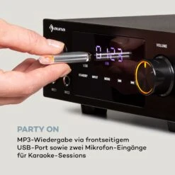 AMP-2 DG Stereo-Hifi-Verstärker 2x50W RMS BT/USB Opt. & Coax. Dig-In -Innovation Home Appliances Store 10035179 de 0005 logo