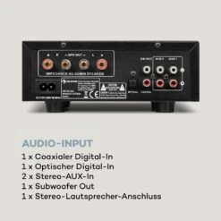 AMP-2 DG Stereo-Hifi-Verstärker 2x50W RMS BT/USB Opt. & Coax. Dig-In -Innovation Home Appliances Store 10035179 de 0006 logo
