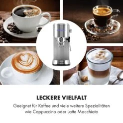 Futura Espressomaker 20 Bar 1450 Watt 20 Bar Wassertank: 1,25 Liter Rostfreier Edelstahl 14 Futura Espressomaker 20 Bar 1450 Watt 20 Bar Wassertank: 1,25 Liter Rostfreier Edelstahl -Innovation Home Appliances Store 10035183 de 0005 logo