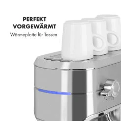 Futura Espressomaker 20 Bar 1450 Watt 20 Bar Wassertank: 1,25 Liter Rostfreier Edelstahl 17 Futura Espressomaker 20 Bar 1450 Watt 20 Bar Wassertank: 1,25 Liter Rostfreier Edelstahl -Innovation Home Appliances Store 10035183 de 0008 logo