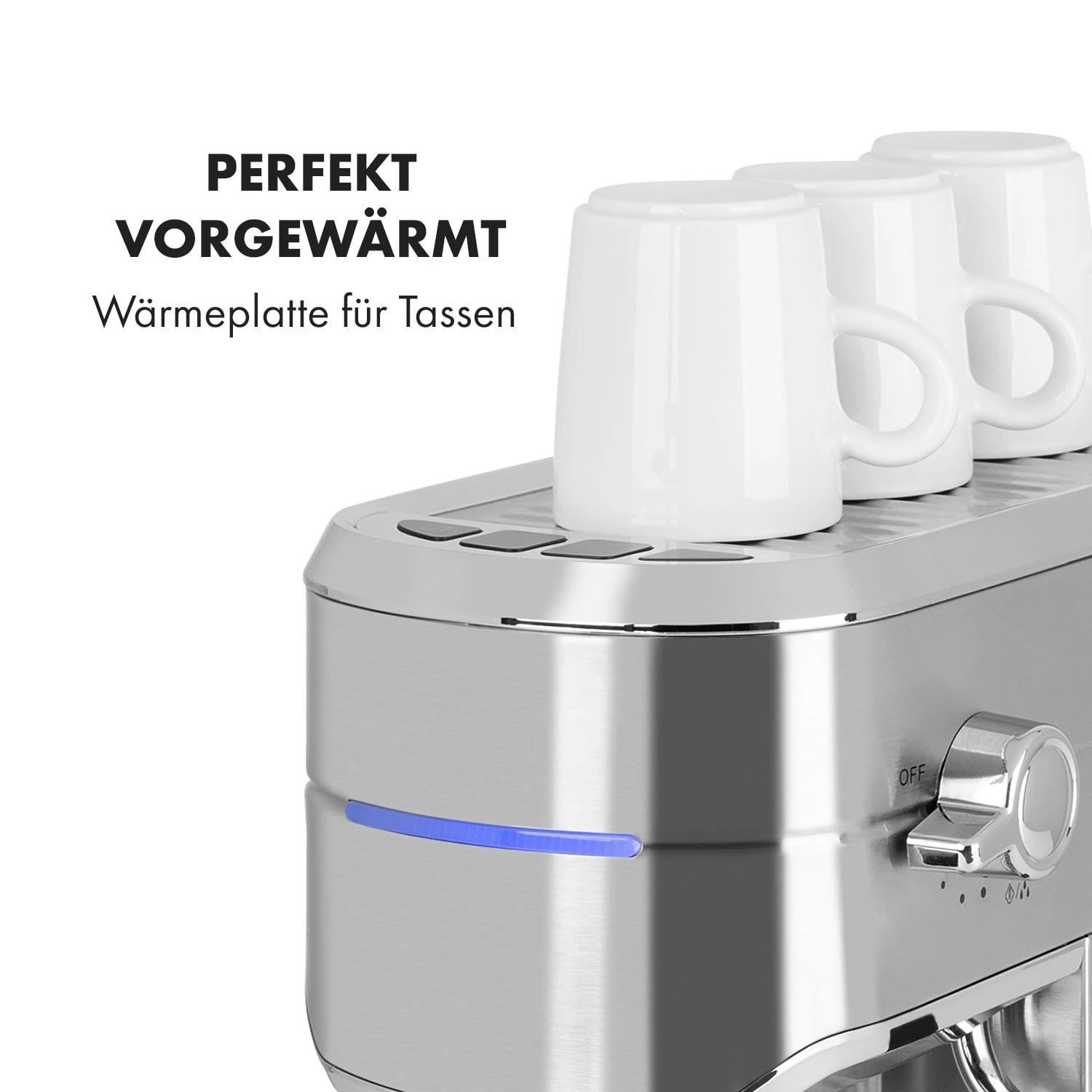 Futura Espressomaker 20 Bar 1450 Watt 20 Bar Wassertank: 1,25 Liter Rostfreier Edelstahl 8 Futura Espressomaker 20 Bar 1450 Watt 20 Bar Wassertank: 1,25 Liter Rostfreier Edelstahl – Bild 8