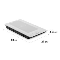 Delicatessa Slim Domino Induktionskochfeld 3500W Timer -Innovation Home Appliances Store 10035197 yy 0010 logo Klarstein Delicatessa Domino Kochfeld weiss