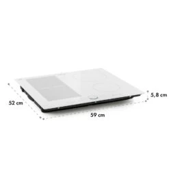 Delicatessa 60 Hybrid Einbaukochfeld Induktion 4 Zonen 7000W -Innovation Home Appliances Store 10035198 yy 0011 logo Klarstein Delicatessa 60 Hybrid Kochfeld weiss