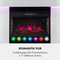 Aargau Smart Elektrischer Kamin 1000/2000W LED 18-27 °C Wochentimer -Innovation Home Appliances Store 10035204 de 0003 logo