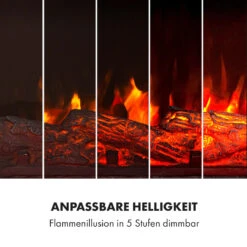 Aargau Smart Elektrischer Kamin 1000/2000W LED 18-27 °C Wochentimer -Innovation Home Appliances Store 10035204 de 0005 logo