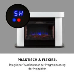 Aargau Smart Elektrischer Kamin 1000/2000W LED 18-27 °C Wochentimer -Innovation Home Appliances Store 10035204 de 0010 logo
