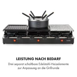 Fonduelette XL 3-in-1 Raclettegrill Fondue Naturstein 1650W 12 Pers -Innovation Home Appliances Store 10035220 de 0006 logo