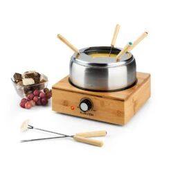 Innovation Home Appliances Store 12 Bambus Fondue Edelstahl-Topf 800W