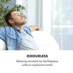 Phantasma Brickline Ethanol-Kamin 3,4 KW Backstein-Optik MDF -Innovation Home Appliances Store 10035231 uk 0004 logo Klarstein Phantasma Brickline Ethanol Kamin