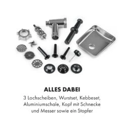 Kraftprotz Elektrischer Fleischwolf 700 W Kupfermotor Hack Wurst Kebbe Edelstahl -Innovation Home Appliances Store 10035233 de 0006 logo