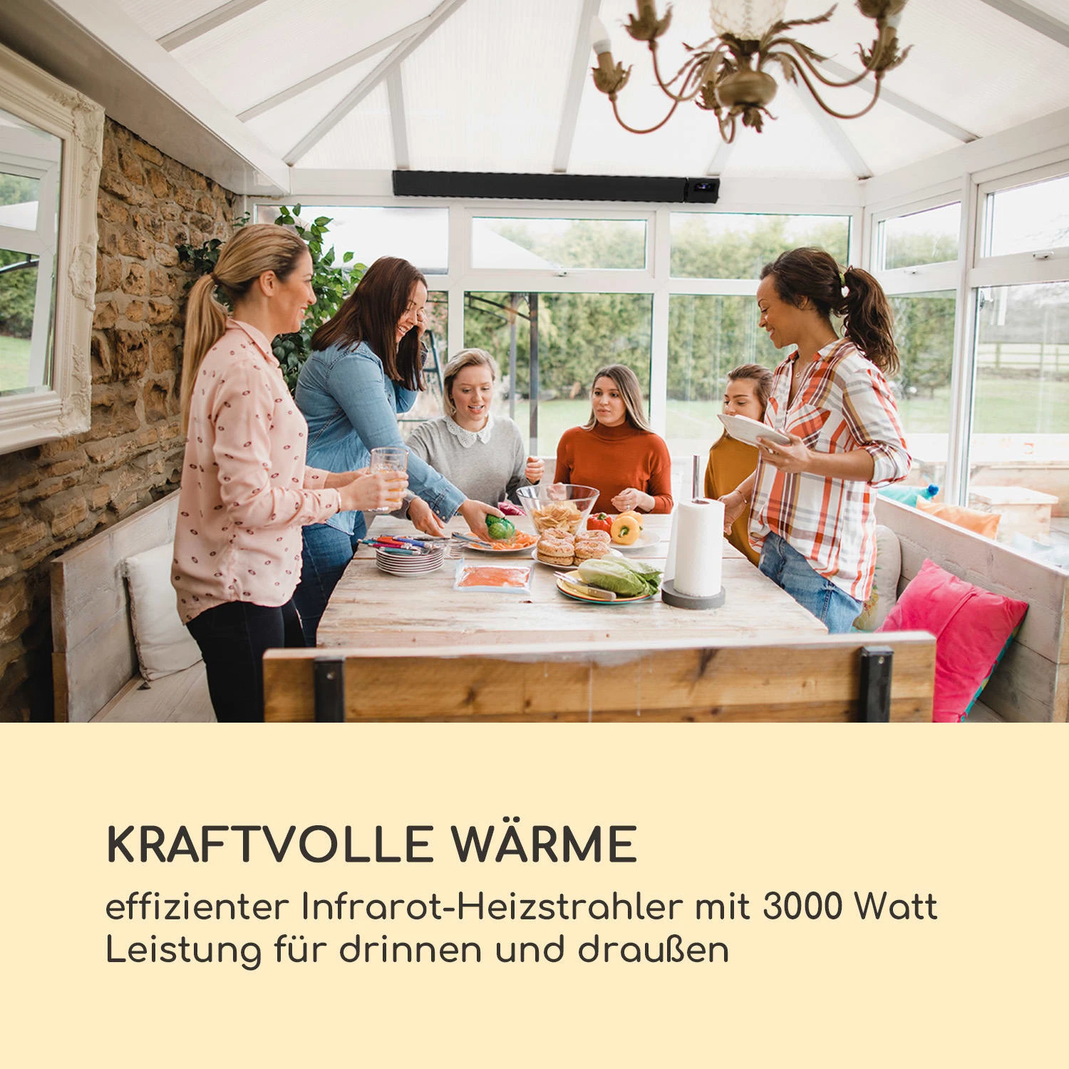 Cosmic Beam Smart 30 Infrarot-Heizstrahler 3000W App-Steuerung Fernbedienung 3 Cosmic Beam Smart 30 Infrarot-Heizstrahler 3000W App-Steuerung Fernbedienung – Bild 3