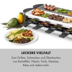 Tenderloin 50/50 Raclette-Grill 1200W 8 Personen Natursteinplatte Metallgrillplatte -Innovation Home Appliances Store 10035260 de 0004 logo