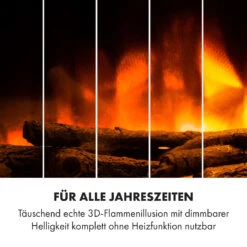 Heat 'n Beat Elektrischer Kamin 900/1800W LED Bluetooth-Speaker Flammenillusion -Innovation Home Appliances Store 10035262 de 0007 logo