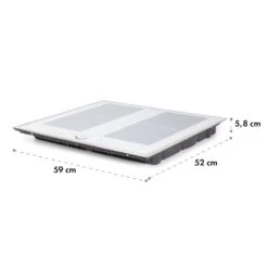 Delicatessa 60 Prime Induktionskochfeld 4 Zonen 7000W Timer -Innovation Home Appliances Store 10035267 yy 0011 logo Klarstein Delicatessa 60 Prime Kochfeld weiss