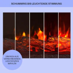 Kamini FXL Elektrischer Kamin Kamineinsatz 1000/2000W 2W LED Schwarz 15 Kamini FXL Elektrischer Kamin Kamineinsatz 1000/2000W 2W LED Schwarz -Innovation Home Appliances Store 10035275 de 0008 usp