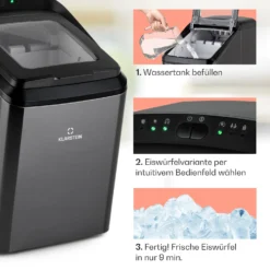 Partytime Eiswürfelmaschine Klareis 15kg/24h Edelstahl 10 Partytime Eiswürfelmaschine Klareis 15kg/24h Edelstahl -Innovation Home Appliances Store 10035295 de 0004 usp