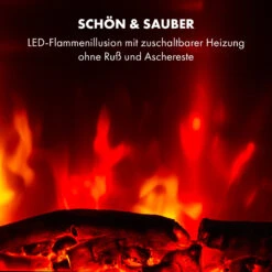 Basel Baseline Elektrokamin 2000 Watt 2 Heizstufen 7 Farben Glas -Innovation Home Appliances Store 10035296 de 0008 logo