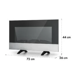 Basel Baseline Elektrokamin 2000 Watt 2 Heizstufen 7 Farben Glas -Innovation Home Appliances Store 10035296 yy 0010 logo Klarstein Basel Baseline Elektrokamin