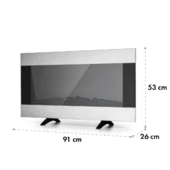 Basel Illumine Elektrokamin Flammenillusion 2000 W 2 Stufen Dimmbar 17 Basel Illumine Elektrokamin Flammenillusion 2000 W 2 Stufen Dimmbar -Innovation Home Appliances Store 10035297 yy 0009 logo Klarstein Basel Illumine Elektrokamin