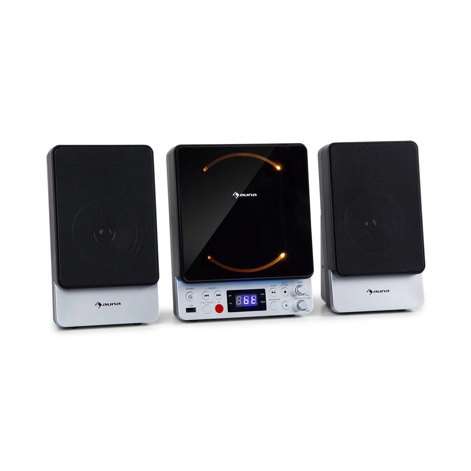 Microstar Sing Microsystem Karaoke-Anlage CD BT USB Fernbedienung