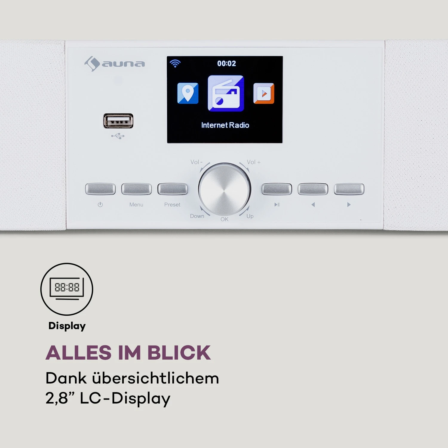 Areal Bar Connect Soundbar Bluetooth Internet/DAB+/FM USB AUX 6 Areal Bar Connect Soundbar Bluetooth Internet/DAB+/FM USB AUX – Bild 6