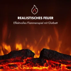 Alpbach Elektrischer Kamin 1800W 2 Heizstufen 65 Cm Stein-Optik -Innovation Home Appliances Store 10035314 de 0007 logo