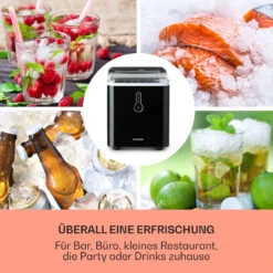 Chillout Eiswürfelmaschine Bulleteis 12kg/24h Wassertank: 1,5 L -Innovation Home Appliances Store 10035320 de 0003 usp