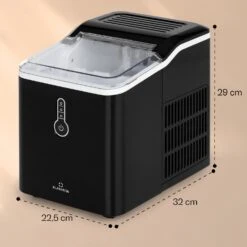 Chillout Eiswürfelmaschine Bulleteis 12kg/24h Wassertank: 1,5 L -Innovation Home Appliances Store 10035320 yy 0011 dimensions
